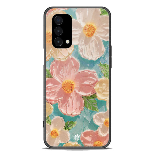 Floral Series Soft Phone Case - Premium Glass Case - Design 16 - OnePlus Nord N200 5G