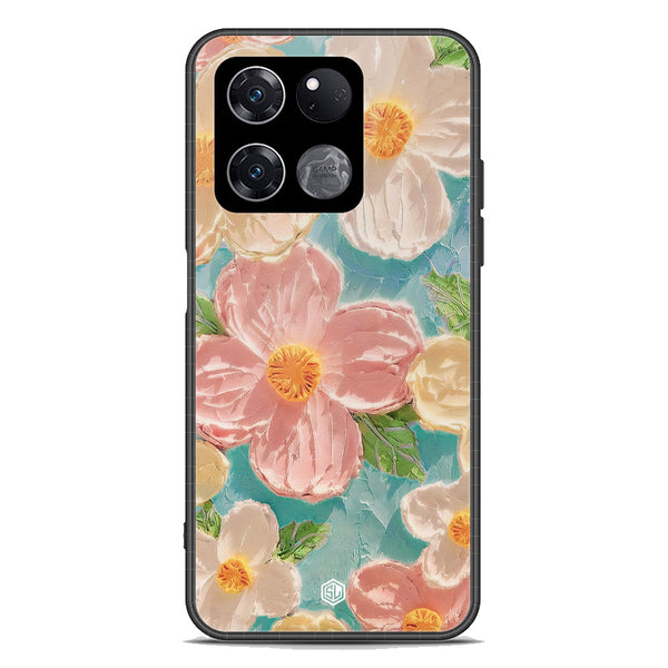 Floral Series Soft Phone Case - Premium Glass Case - Design 16 - OnePlus Ace Racing