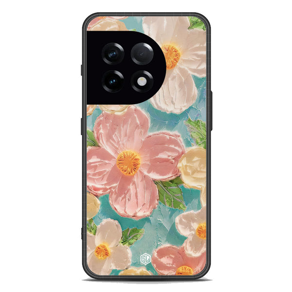 Floral Series Soft Phone Case - Premium Glass Case - Design 16 - OnePlus Ace 2