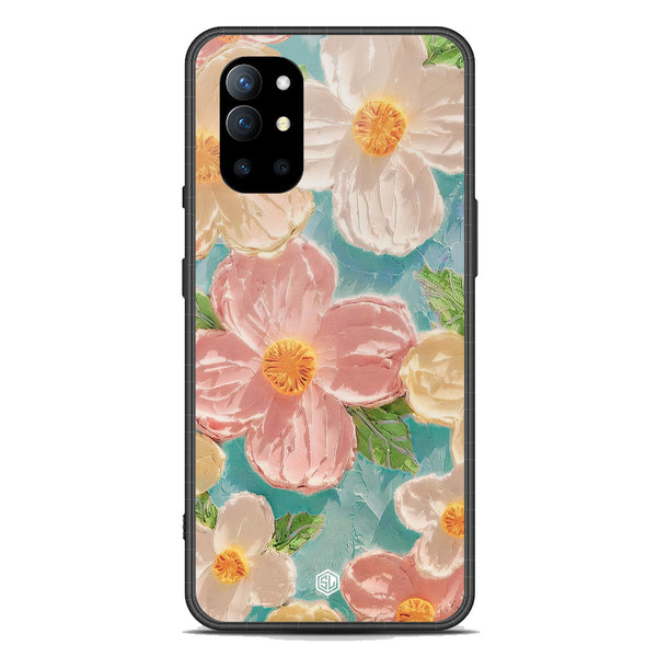 Floral Series Soft Phone Case - Premium Glass Case - Design 16 - OnePlus 9R