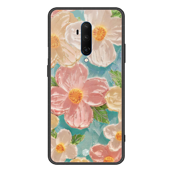 Floral Series Soft Phone Case - Premium Glass Case - Design 16 - OnePlus 7T Pro