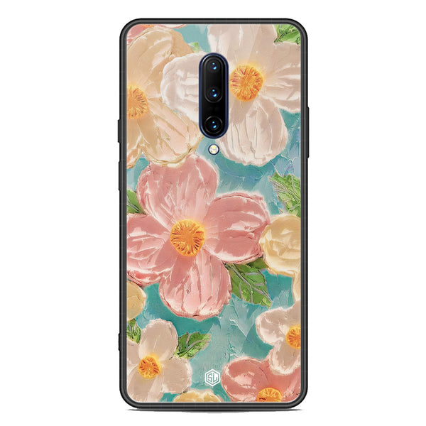 Floral Series Soft Phone Case - Premium Glass Case - Design 16 - OnePlus 7 Pro