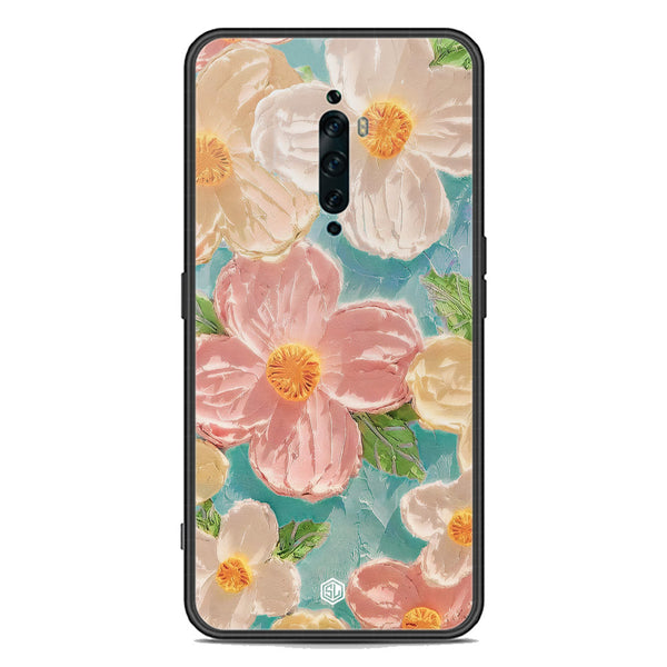 Floral Series Soft Phone Case - Premium Glass Case - Design 16 - Oppo Reno 2Z