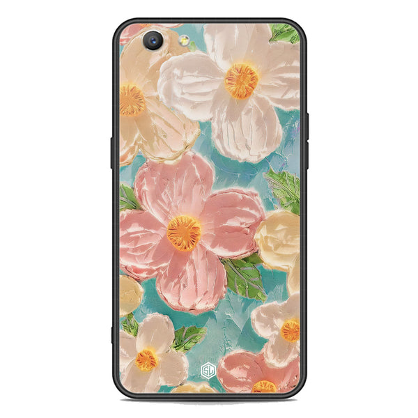 Floral Series Soft Phone Case - Premium Glass Case - Design 16 - Oppo A59