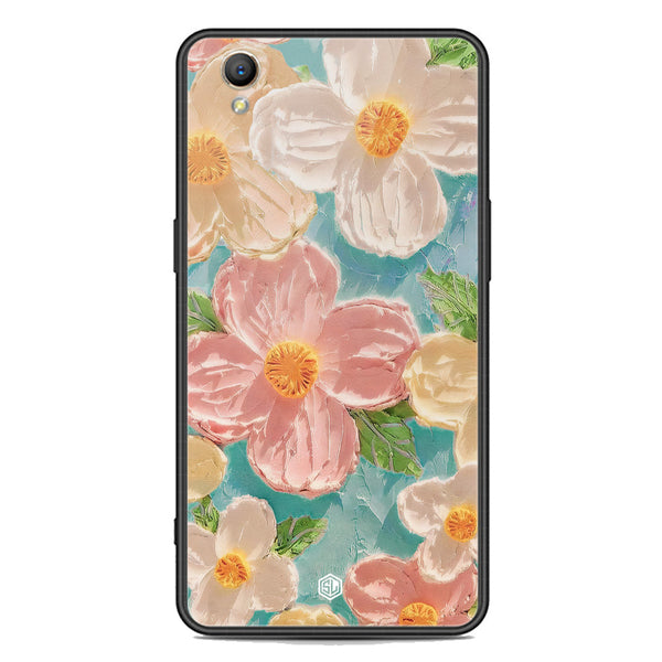 Floral Series Soft Phone Case - Premium Glass Case - Design 16 - Oppo A37