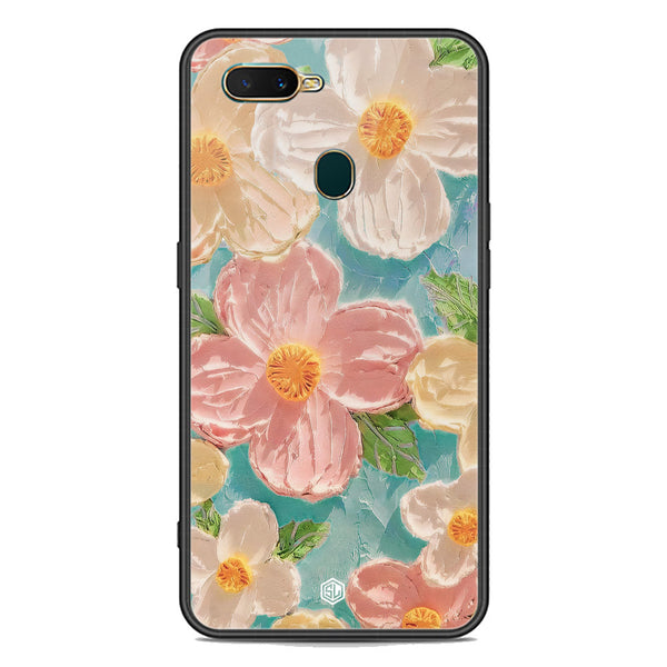 Floral Series Soft Phone Case - Premium Glass Case - Design 16 - Oppo A12s