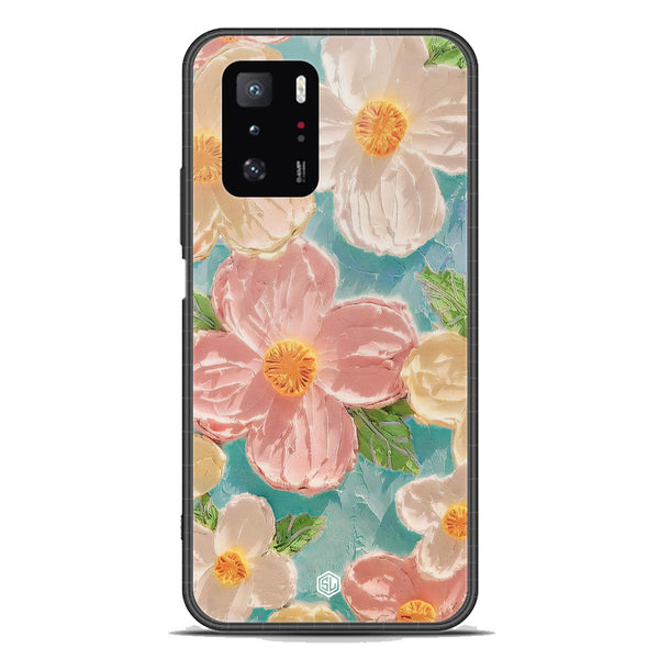 Floral Series Soft Phone Case - Premium Glass Case - Design 16 - Xiaomi Redmi Note 10 Pro 5G