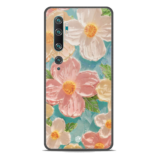 Floral Series Soft Phone Case - Premium Glass Case - Design 16 - Xiaomi Mi Note 10 Pro