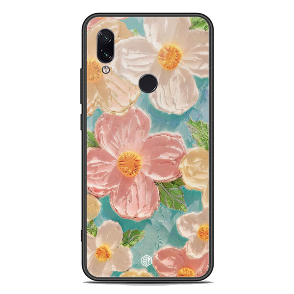 Floral Series Soft Phone Case - Premium Glass Case - Design 16 - Xiaomi Redmi Note 7 Pro