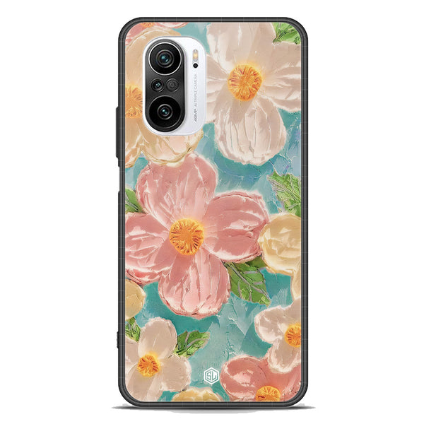 Floral Series Soft Phone Case - Premium Glass Case - Design 16 - Xiaomi Redmi K40 Pro