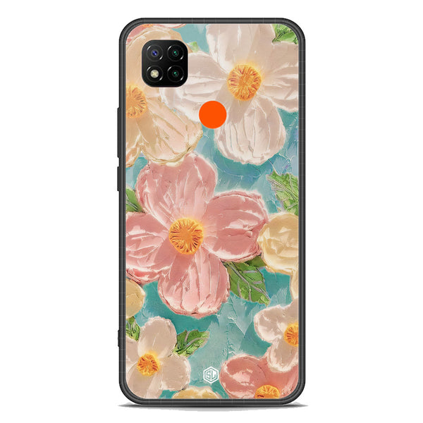 Floral Series Soft Phone Case - Premium Glass Case - Design 16 - Xiaomi Redmi 9C