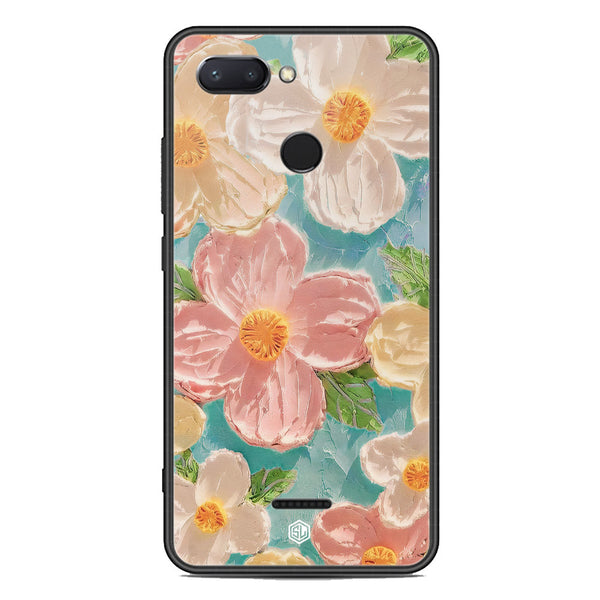 Floral Series Soft Phone Case - Premium Glass Case - Design 16 - Xiaomi Redmi 6