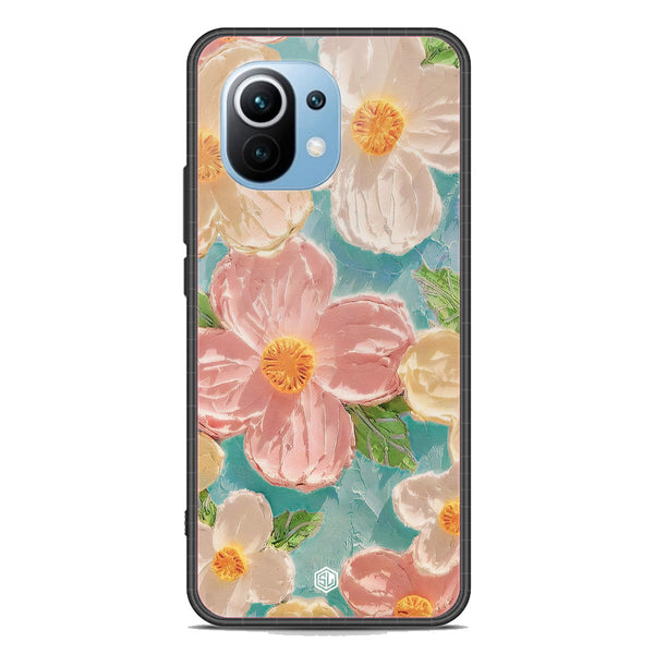 Floral Series Soft Phone Case - Premium Glass Case - Design 16 - Xiaomi Mi 11