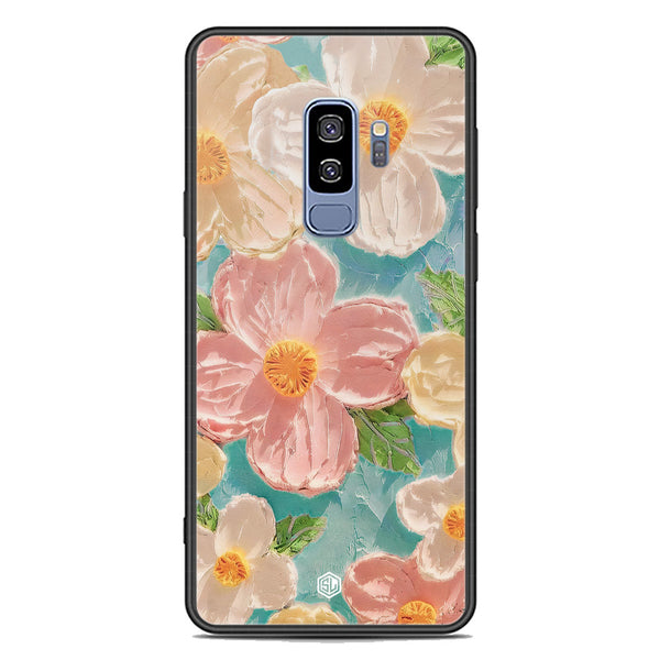 Floral Series Soft Phone Case - Premium Glass Case - Design 16 - Samsung Galaxy S9 Plus