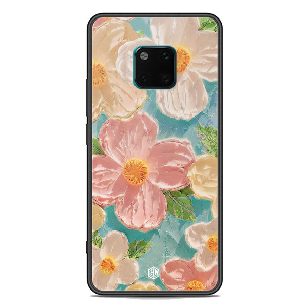 Floral Series Soft Phone Case - Premium Glass Case - Design 16 - Huawei Mate 20 Pro