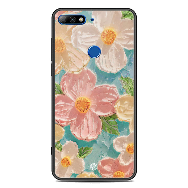 Floral Series Soft Phone Case - Premium Glass Case - Design 16 - Huawei Honor 7C