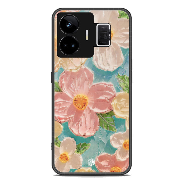 Floral Series Soft Phone Case - Premium Glass Case - Design 16 - Realme GT Neo 5