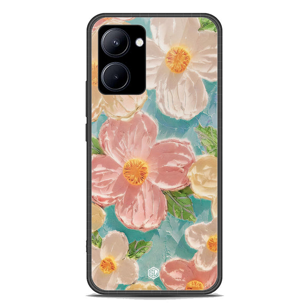 Floral Series Soft Phone Case - Premium Glass Case - Design 16 - Realme C33