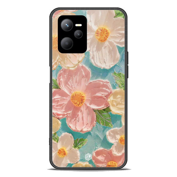 Floral Series Soft Phone Case - Premium Glass Case - Design 16 - Realme 9 Pro