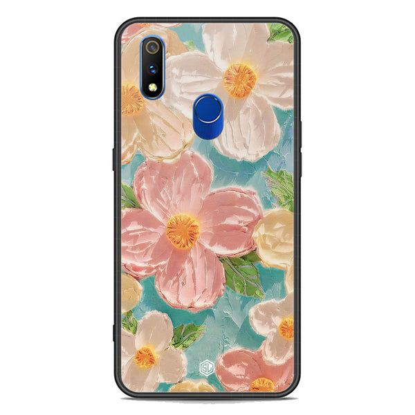 Floral Series Soft Phone Case - Premium Glass Case - Design 16 - Realme 3 Pro