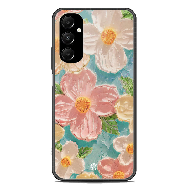 Floral Series Soft Phone Case - Premium Glass Case - Design 16 - Samsung Galaxy A05s