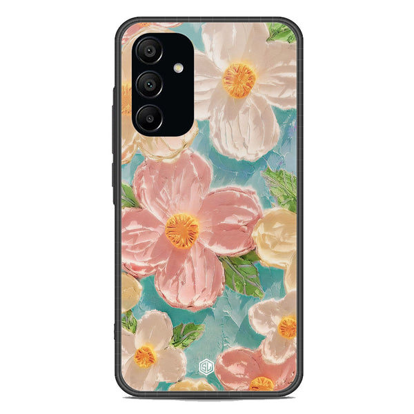 Floral Series Soft Phone Case - Premium Glass Case - Design 16 - Samsung Galaxy A15 5G