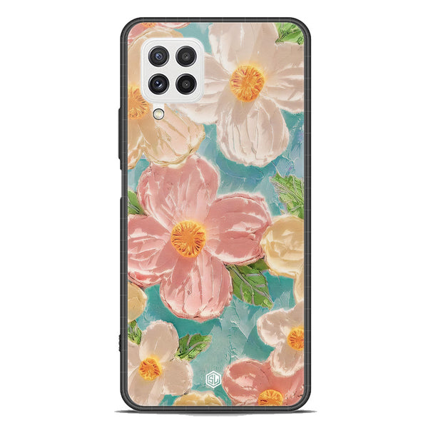 Floral Series Soft Phone Case - Premium Glass Case - Design 16 - Samsung Galaxy M32