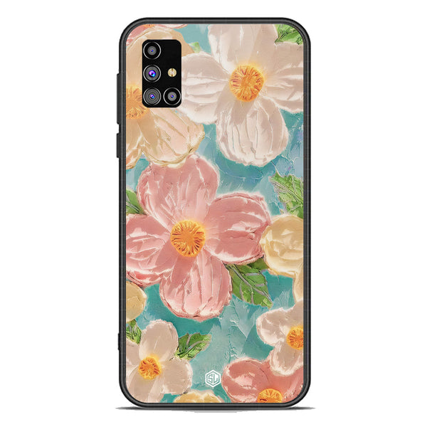 Floral Series Soft Phone Case - Premium Glass Case - Design 16 - Samsung Galaxy M31s