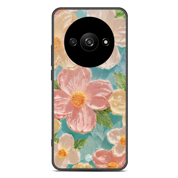 Floral Series Soft Phone Case - Premium Glass Case - Design 16 - Xiaomi Redmi A3