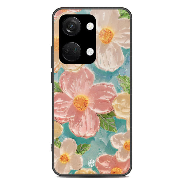 Floral Series Soft Phone Case - Premium Glass Case - Design 16 - OnePlus Ace 2V