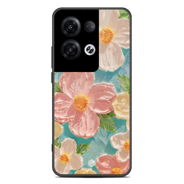 Floral Series Soft Phone Case - Premium Glass Case - Design 16 - Oppo Reno 8 Pro Plus