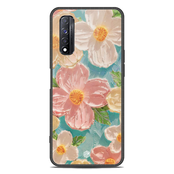 Floral Series Soft Phone Case - Premium Glass Case - Design 16 - Realme Narzo 30