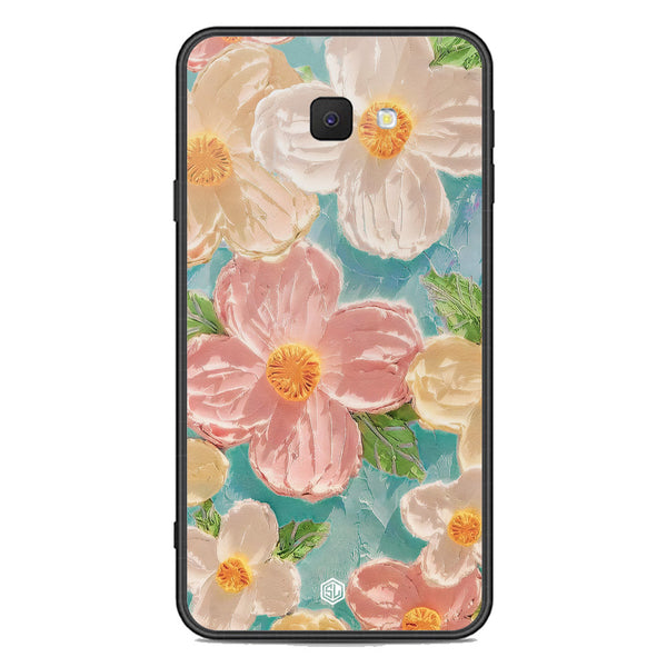 Floral Series Soft Phone Case - Premium Glass Case - Design 16 - Samsung Galaxy J7 Prime