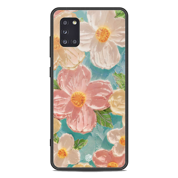 Floral Series Soft Phone Case - Premium Glass Case - Design 16 - Samsung Galaxy A31