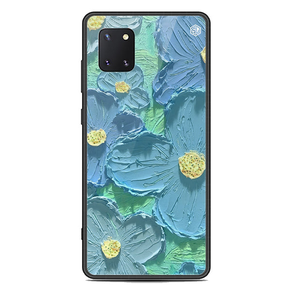 Floral Series Soft Phone Case - Premium Glass Case - Design 1 - Samsung Galaxy A91