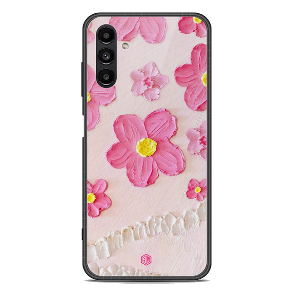 Floral Series Soft Phone Case - Premium Glass Case - Design 2 - Samsung Galaxy A04s