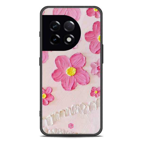 Floral Series Soft Phone Case - Premium Glass Case - Design 2 - OnePlus Ace 2