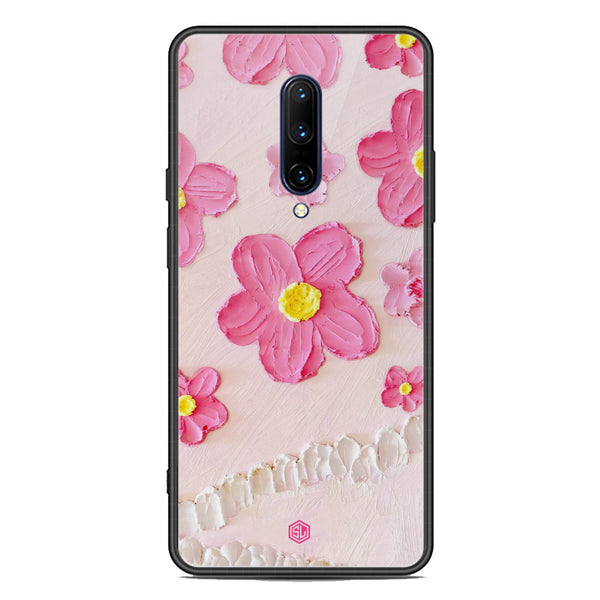 Floral Series Soft Phone Case - Premium Glass Case - Design 2 - OnePlus 7 Pro