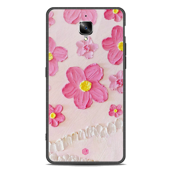 Floral Series Soft Phone Case - Premium Glass Case - Design 2 - OnePlus 3T