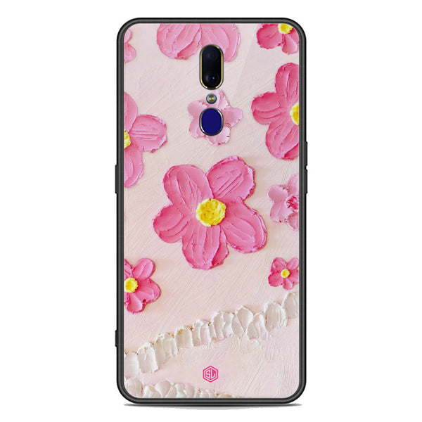 Floral Series Soft Phone Case - Premium Glass Case - Design 2 - Oppo A9 / A9x