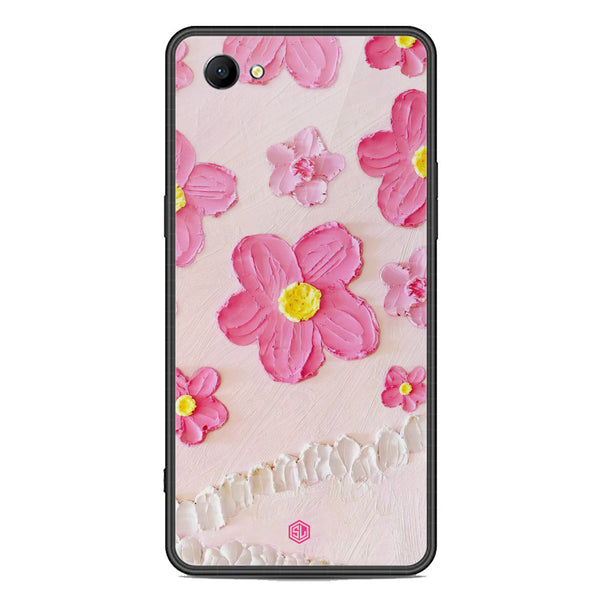 Floral Series Soft Phone Case - Premium Glass Case - Design 2 - Oppo A3