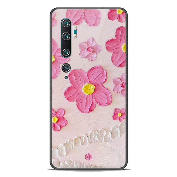 Floral Series Soft Phone Case - Premium Glass Case - Design 2 - Xiaomi Mi Note 10 Pro