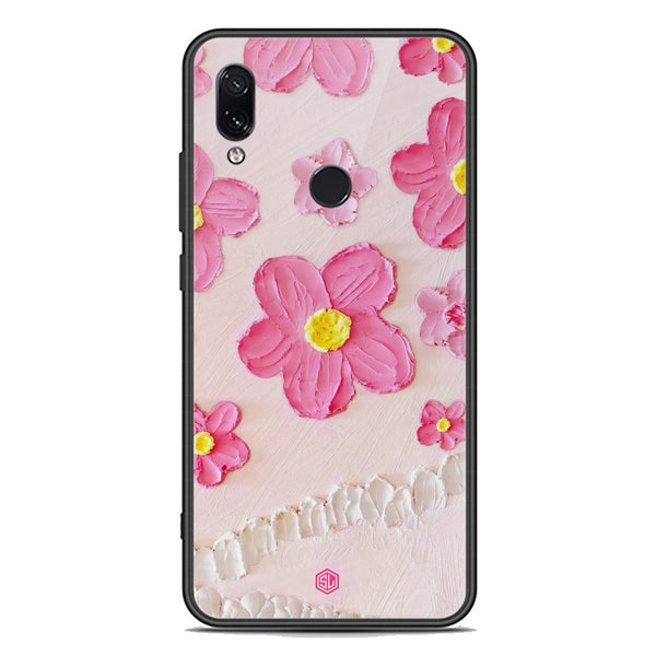 Floral Series Soft Phone Case - Premium Glass Case - Design 2 - Xiaomi Redmi Note 7 Pro