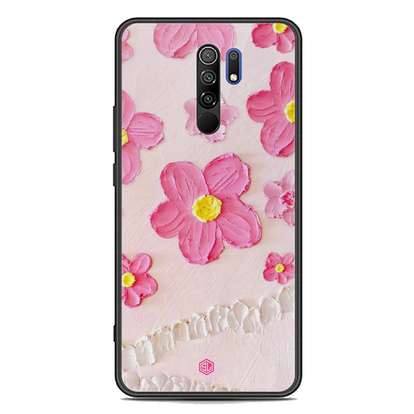 Floral Series Soft Phone Case - Premium Glass Case - Design 2 - Xiaomi Redmi 9 Prime