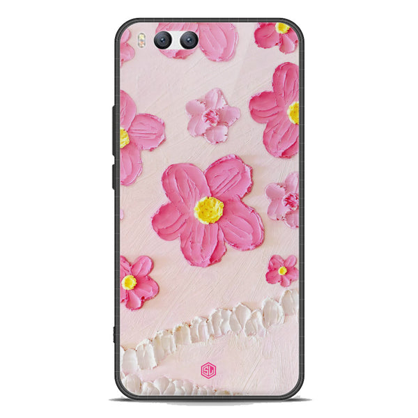 Floral Series Soft Phone Case - Premium Glass Case - Design 2 - Xiaomi Mi 6