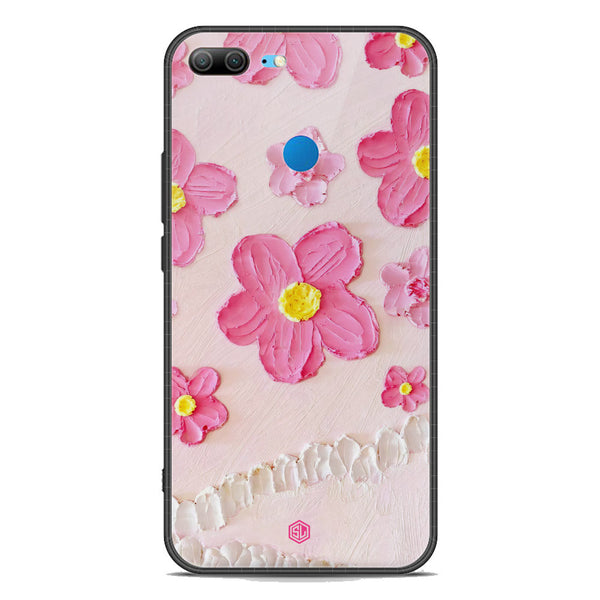 Floral Series Soft Phone Case - Premium Glass Case - Design 2 - Huawei Honor 9 Lite