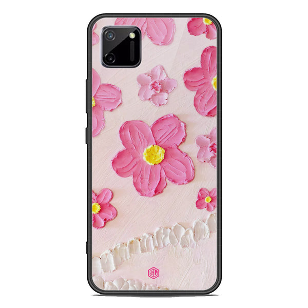 Floral Series Soft Phone Case - Premium Glass Case - Design 2 - Realme C11 2021