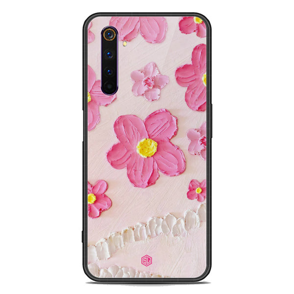 Floral Series Soft Phone Case - Premium Glass Case - Design 2 - Realme 6 Pro