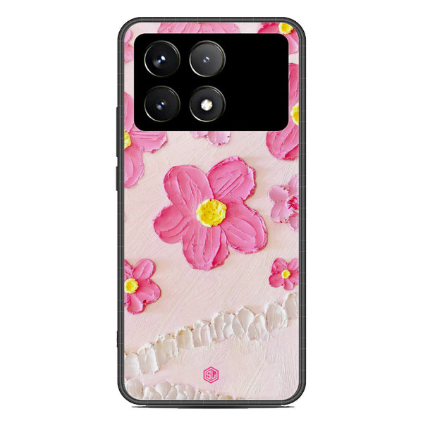 Floral Series Soft Phone Case - Premium Glass Case - Design 2 - Xiaomi Poco X6 Pro