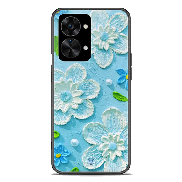 Floral Series Soft Phone Case - Premium Glass Case - Design 3 - OnePlus Nord 2T